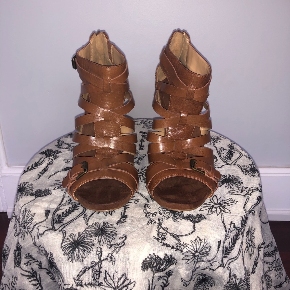 Nine West Sassy Gladiator Heels